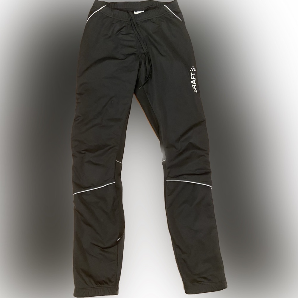 CRAFT cross country Nordic insulated ski pants with zipper and fleece lining XS